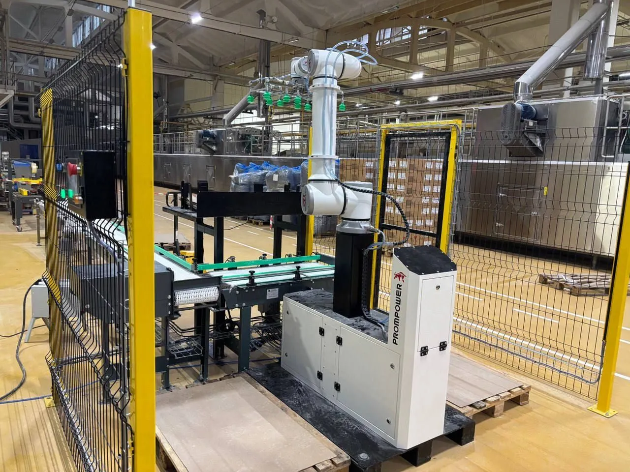 Новая платформа управления паллетайзерами на базе ПЛК PMP301