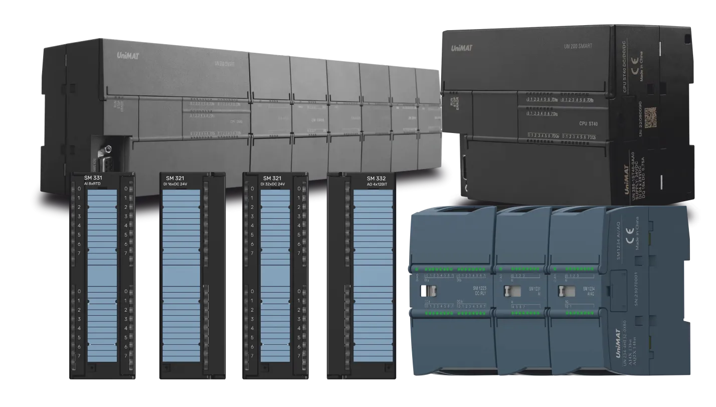 Полный аналог Siemens S7-200, S7-300 и S7-1200
