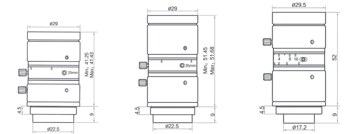 Схема Объективы Hikrobot cерия HF-P-2.png