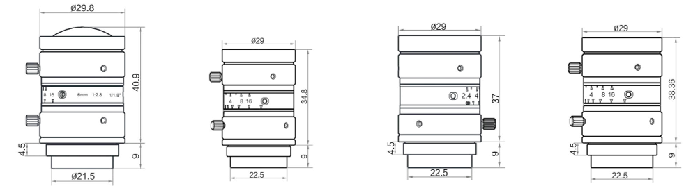 Схема Объективы Hikrobot cерия HF-P-1.png