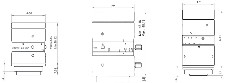 Схема Объективы Hikrobot серия MF-2.png