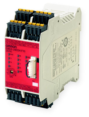 Серия G9SX-LM | Модуль безопасности OMRON