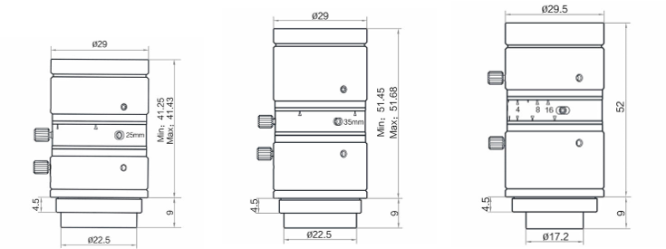 Схема Объективы Hikrobot cерия HF-P-2.png