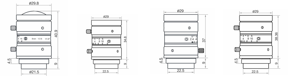 Схема Объективы Hikrobot cерия HF-P-1.png