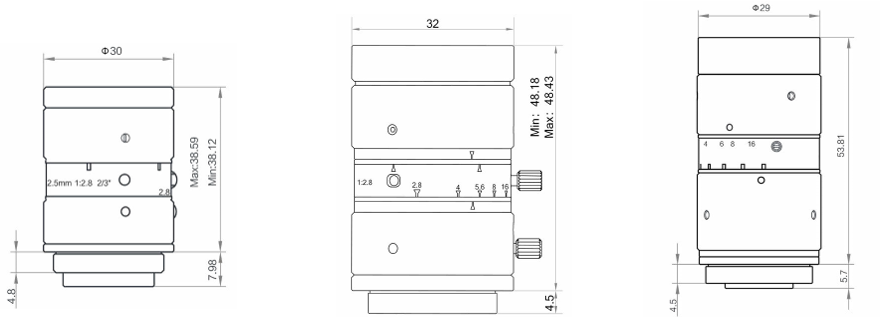 Схема Объективы Hikrobot серия MF-2.png